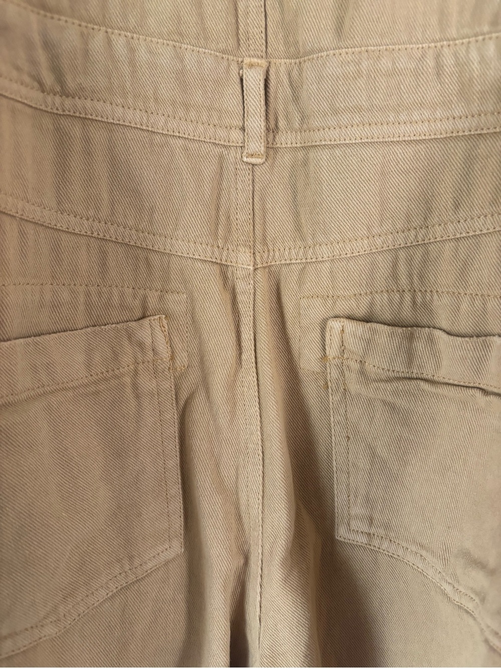 Pilcro Tan Short Overall Romper - Picture 4 of 4